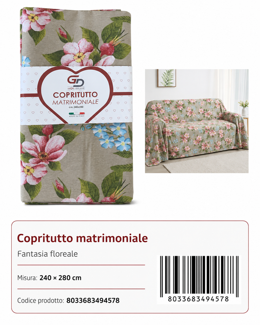 Copritutto 2P Stp 240 X 280 Cm Magnolia 02 Copritutto