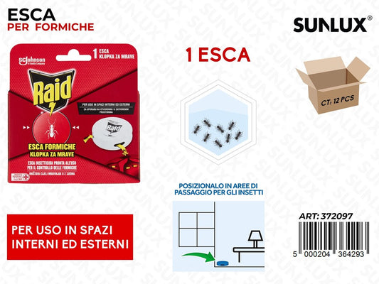 Raid Esca Insetticida Esca per Formiche