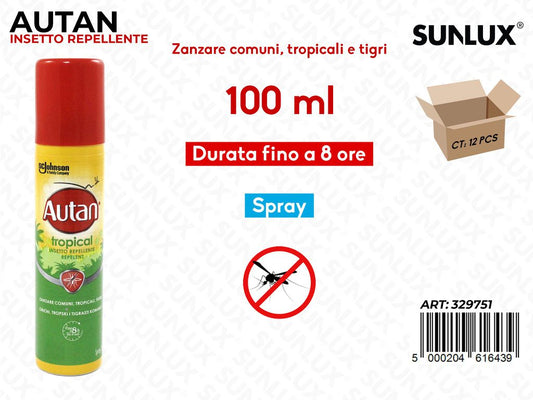 Autan Spray Tropical A.zanzare 100ML