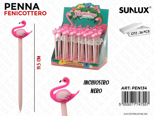ESP. PENNA NERA FENICOTTERO 19.5CM /PZ DA 36**