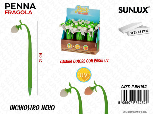 ESP. PENNA NERA FRAGOLE UV C. COL. 24CM /PZ DA 48**