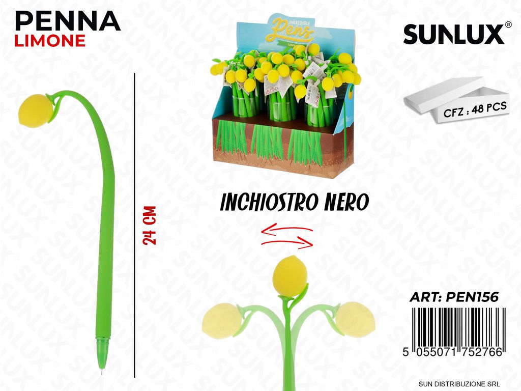 ESP. PENNA NERA LIMONE FLESS. 24CM /PZ DA 48**