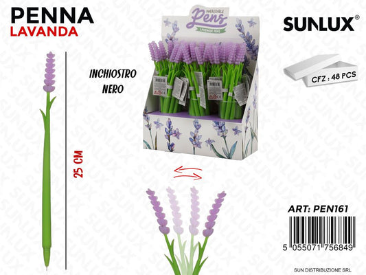ESP. PENNA NERA LAVANDA FLESS. 25CM /PZ DA 48**