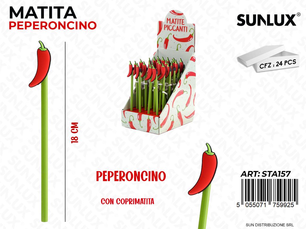 ESP. PENNA NERA PEPERONCINO 18CM /PZ DA 24**