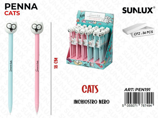 ESP. PENNA NERA CATS ASS. 18CM /PZ DA 36**