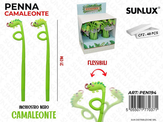 ESP. PENNA NERA CAMALEONTE FLESS. 21CM /PZ DA 48**