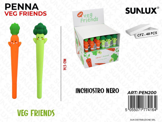 ESP. PENNA NERA VEG FRIENDS 14.5CM /PZ DA 48**