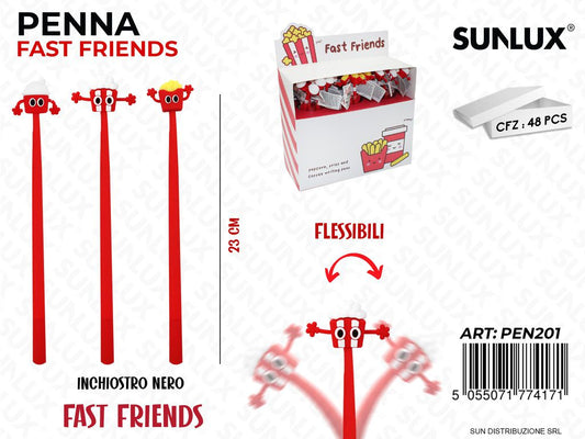 ESP. PENNA NERA FAST FRIENDS FLESS. 23CM /PZ DA 48**