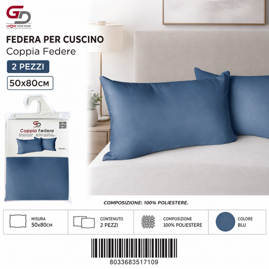 Federa Per Cuscino Turchese