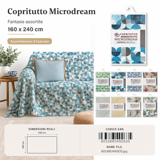 Copritutto Microdream 1P Ass.4
