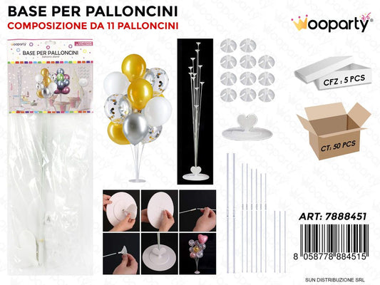 Base per Palloncini 11 Pcs 103CM