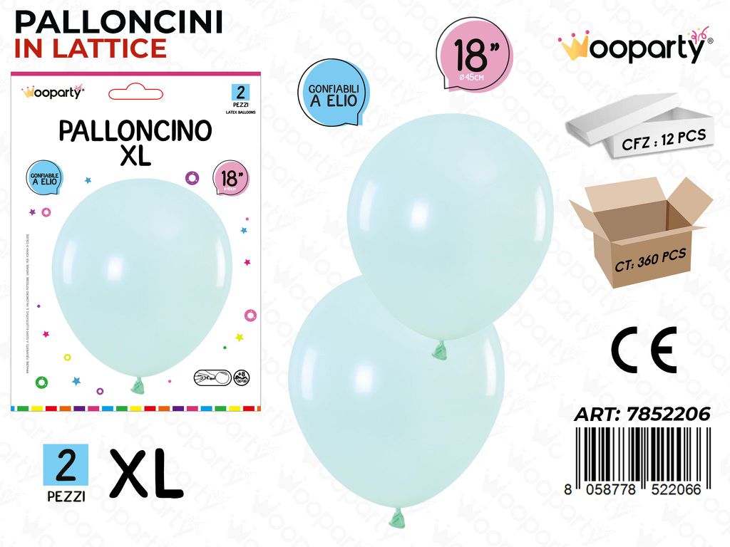 Wooparty Palloncini Lattice Xl 2PCS 45CM