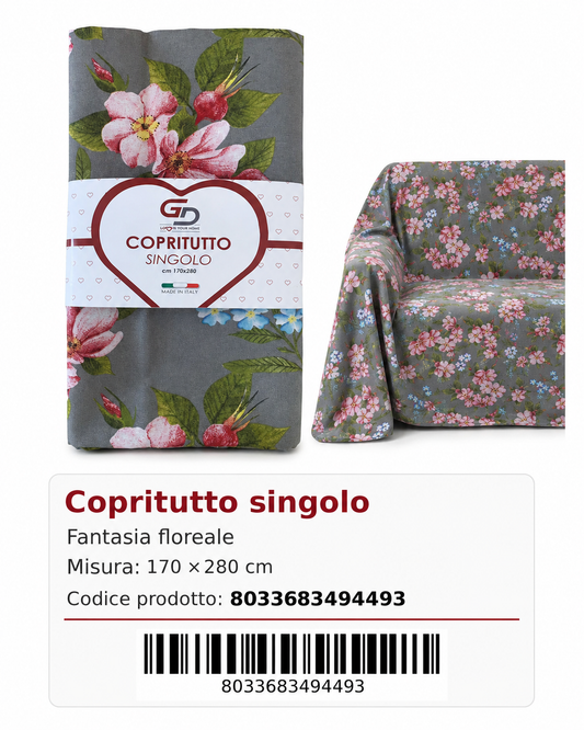 Copritutto 1P Stp 170 X 280 Cm Magnolia 03 Copritutto
