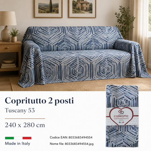 Copritutto 2P Stp 240 X 280 Cm Tuscany 53 Copritutto