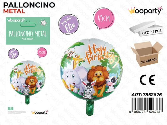 Wooparty Palloncino Metal H.b. 45CM