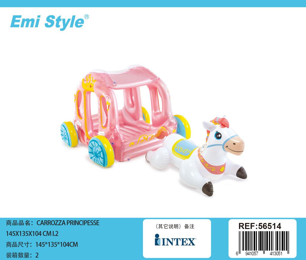 Carrozza Principesse145X135X104 cm I.2