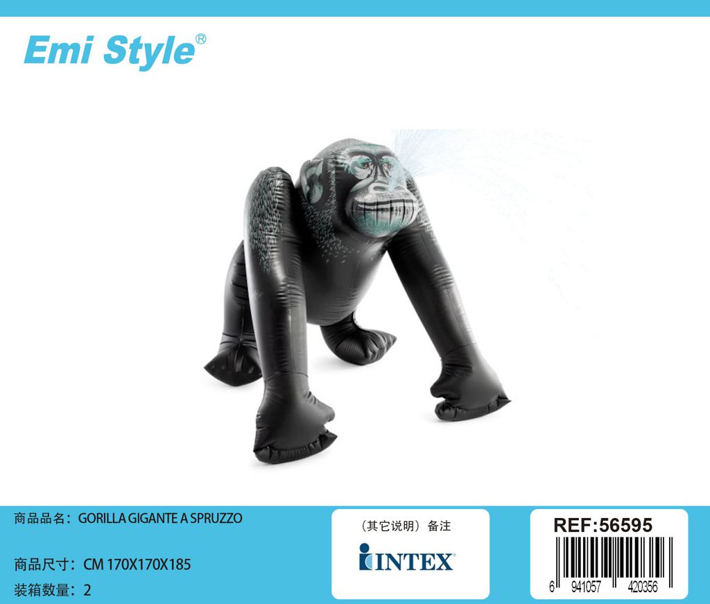 Gorilla Gigante A Spruzzo cm 170X170X185 I.2