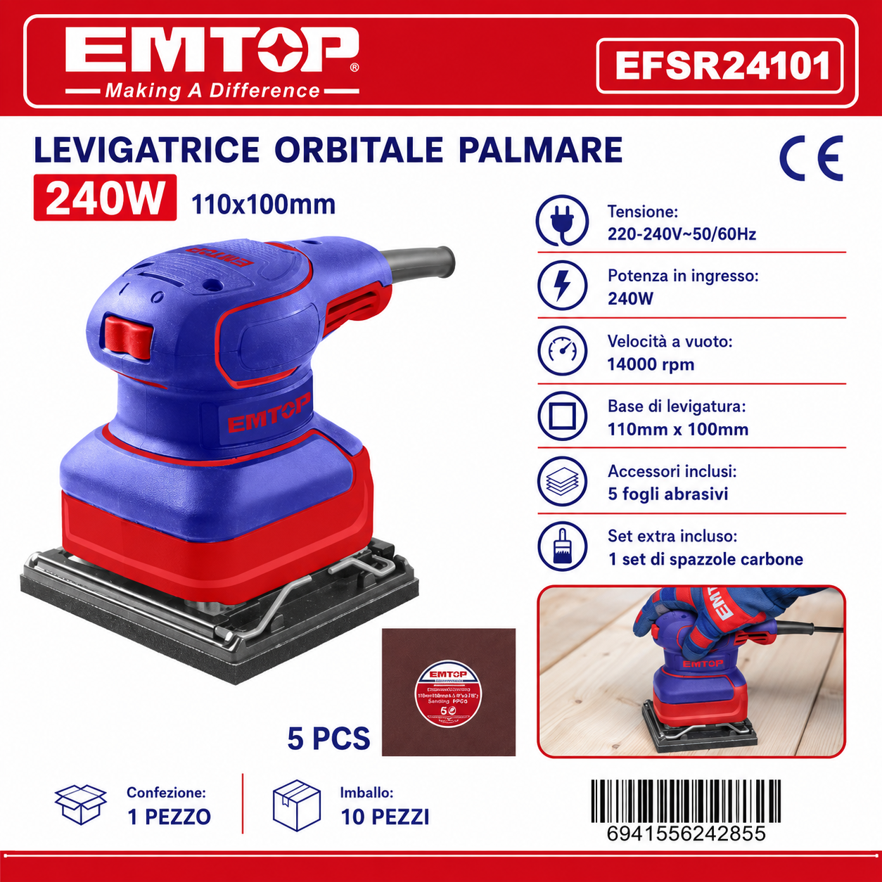 Levigatrice Palmare