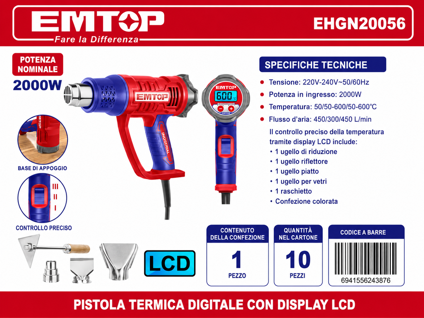 Pistola Termica 2000w