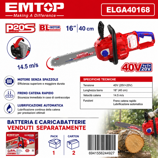 Kit Motosega a Batteria 16