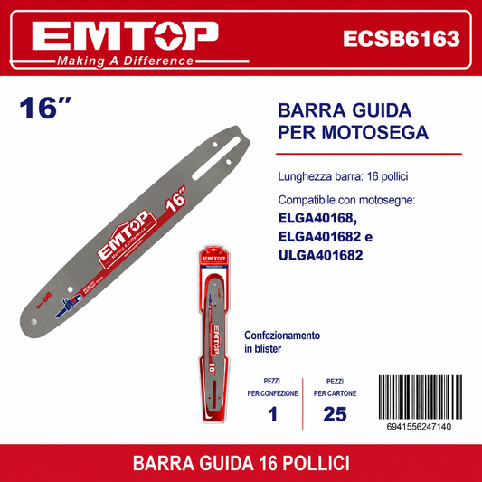Barra Guida per Motosega 16