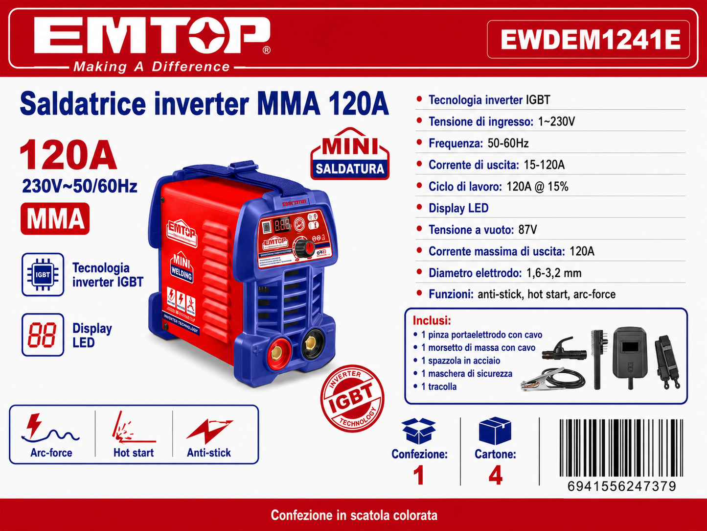 Saldatrice Inverter Mma