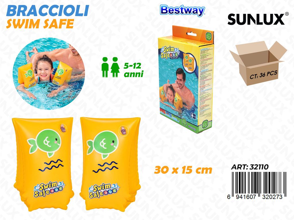 Braccioli Swim Safe 30*15CM