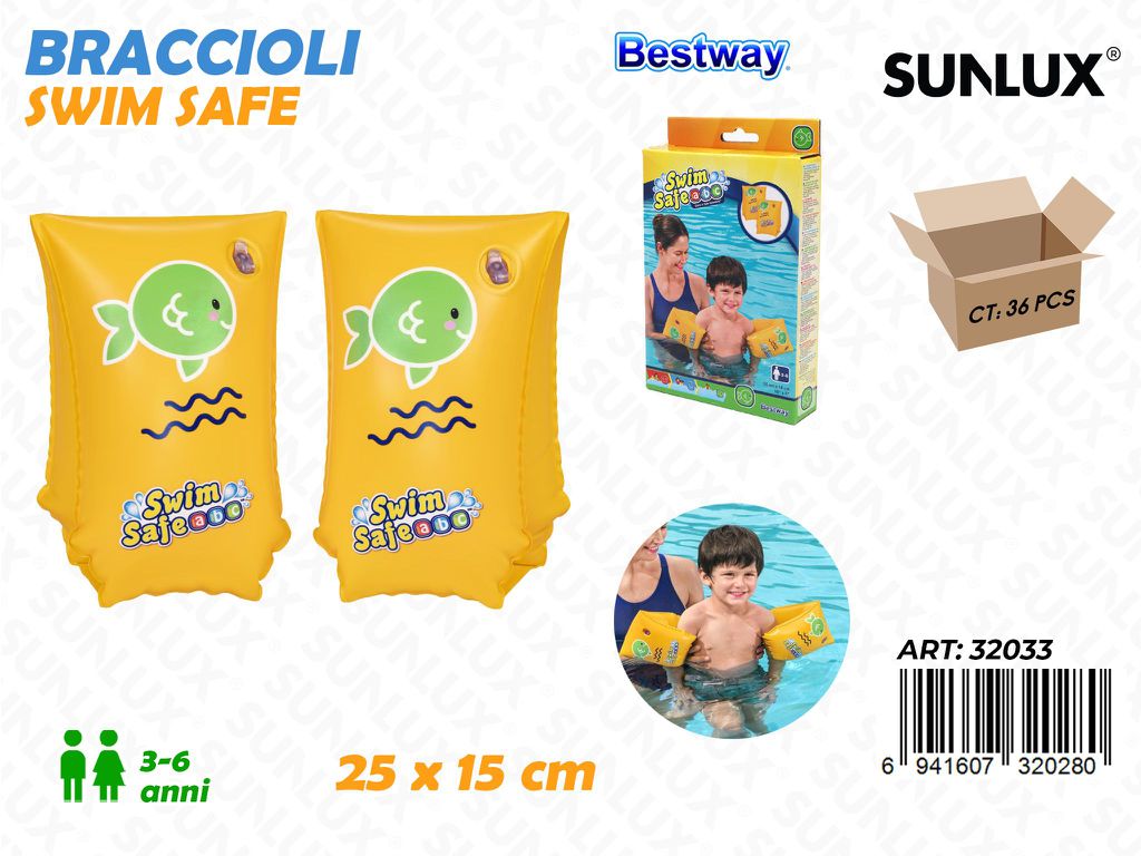 Braccioli Swim Safe 25*15CM