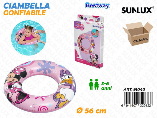 Ciambella Gonfiabile Minnie 56CM
