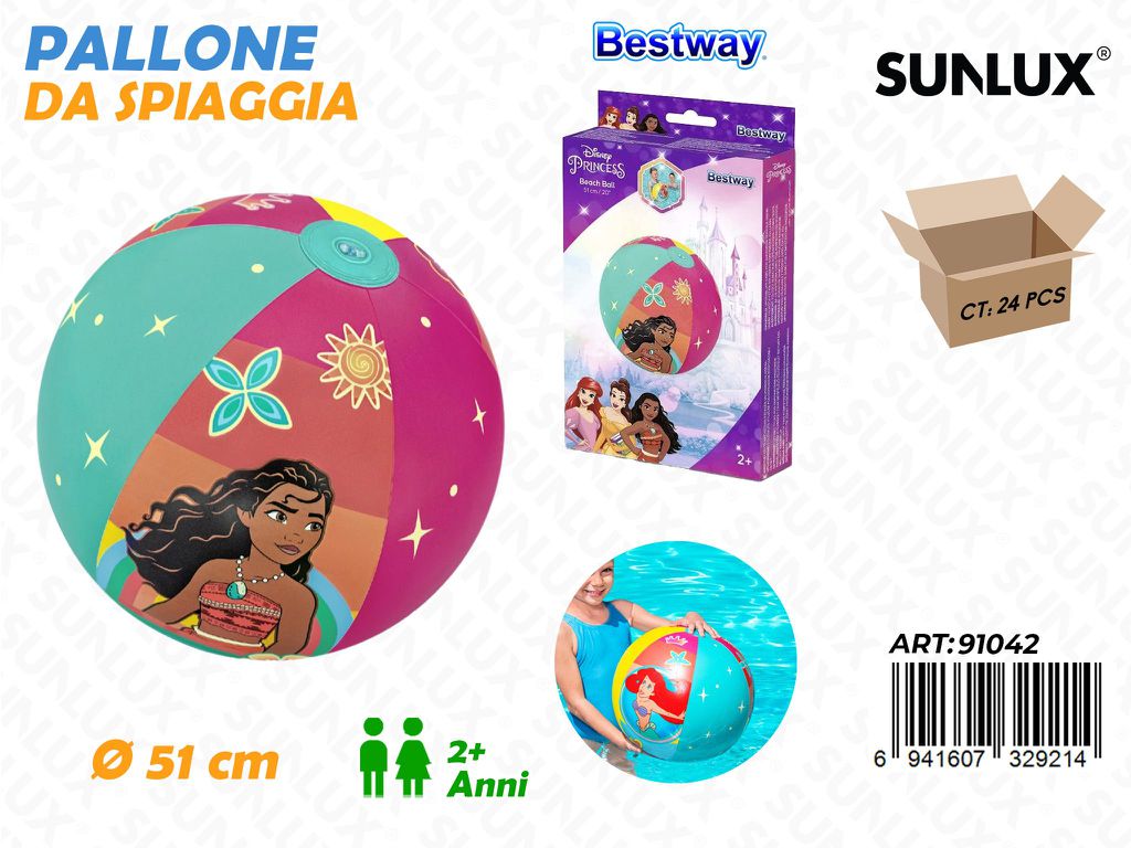 Palla da Spiaggia Princess 51CM