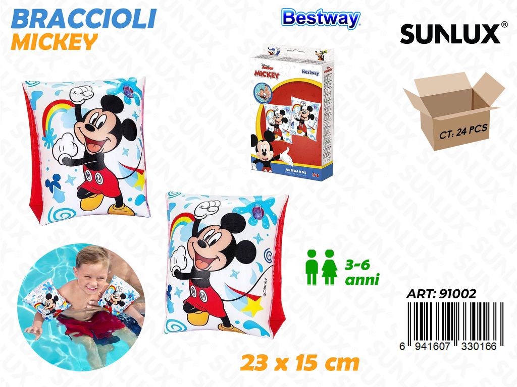Braccioli Mickey Mouse 23*15CM