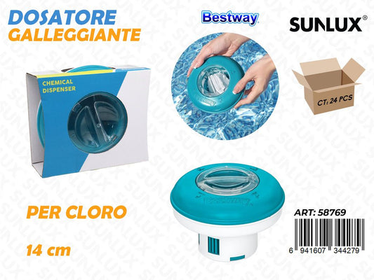 Dosatore Galleggiante per Cloro 14CM