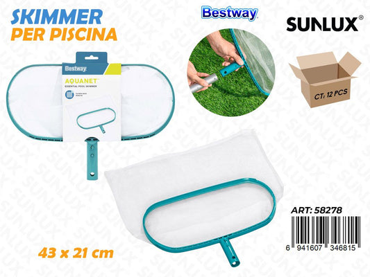 Retino di Superficie a Sacco per Piscina 43*21CM/ Pz da 12