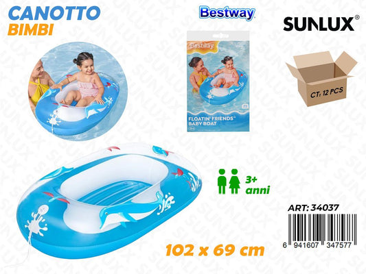Canottino Gonfiabile Bimbi 102*69CM