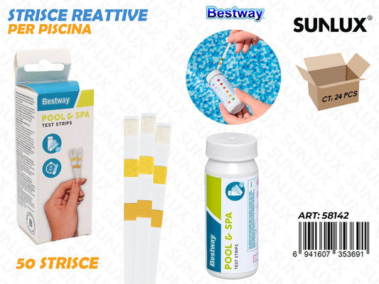 Strisce Reattive per Piscina 50PCS