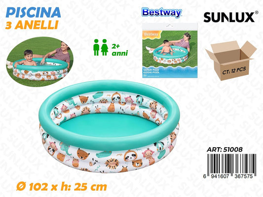 Piscina 3 Anelli D.102*25CM