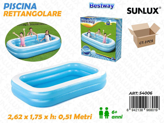 Piscina Rettangolare 2.62*1.75*0.51MT