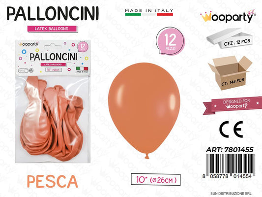Palloncini Pesca 10 D.26CM 12PCS