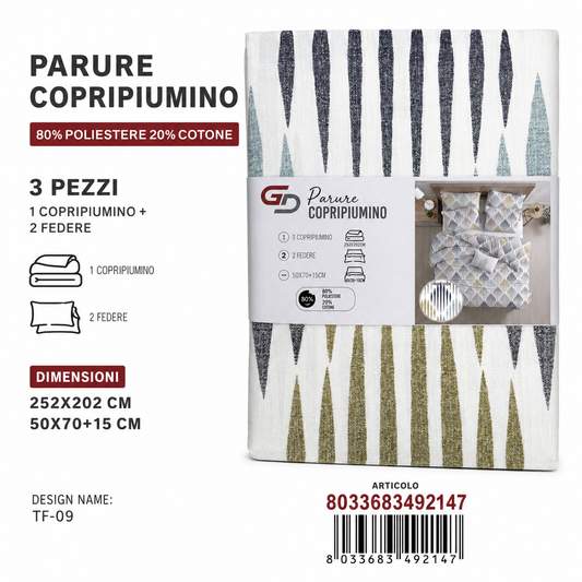 Parure Copripiumino Tf-09