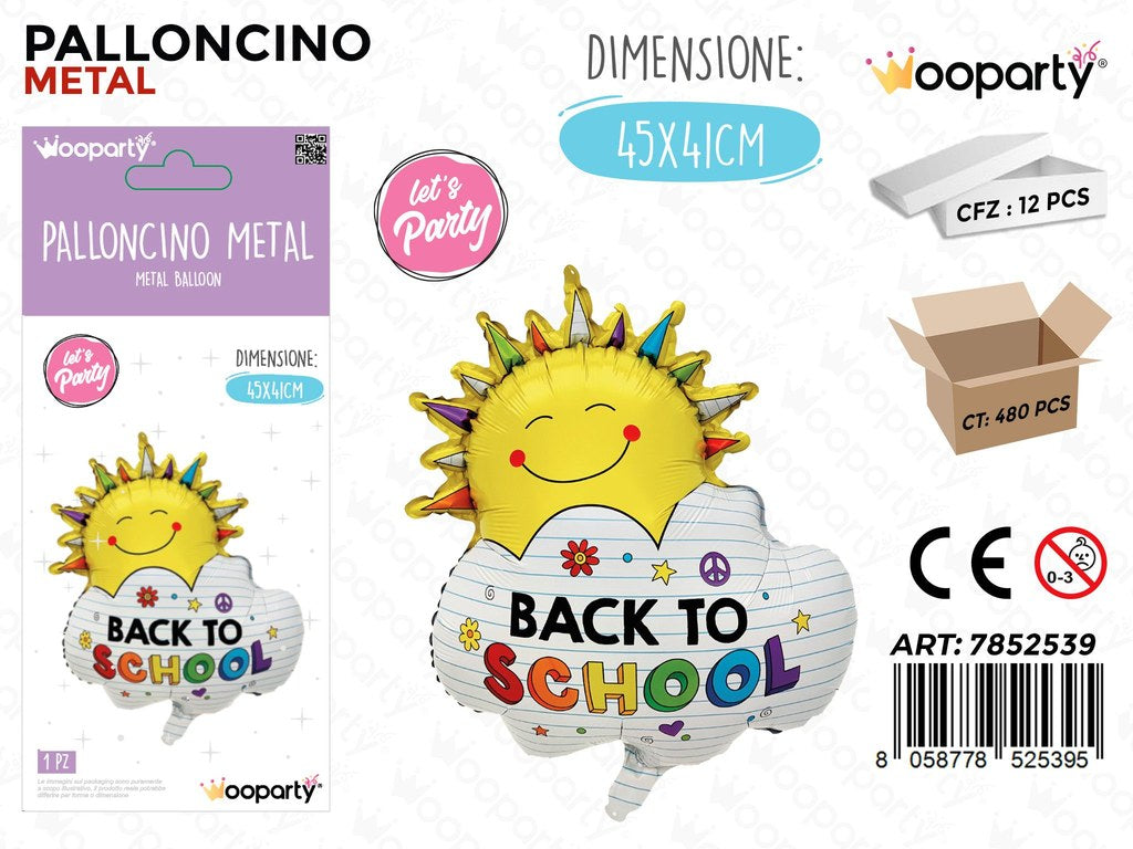Wooparty Palloncino Metal 3D 45*41CM