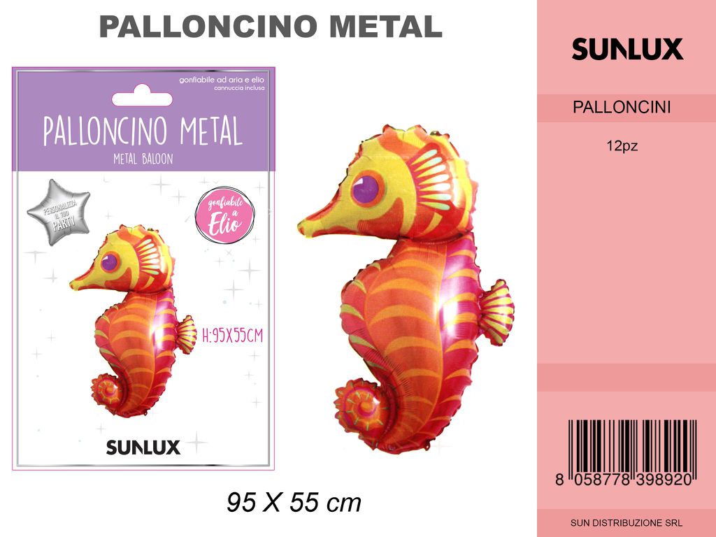 Palloncino Cavalluccio Marino 95*55CM