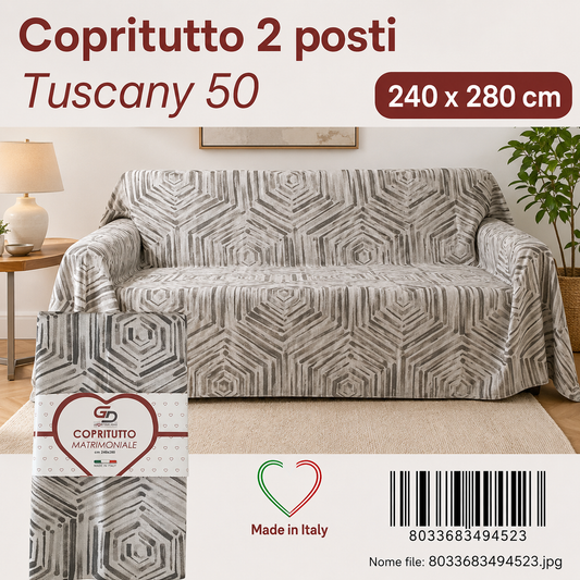 Copritutto 2P Stp 240 X 280 Cm Tuscany 50 Copritutto
