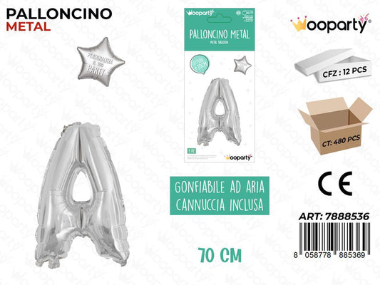 Palloncino Metal Arg. Let. a 70CM