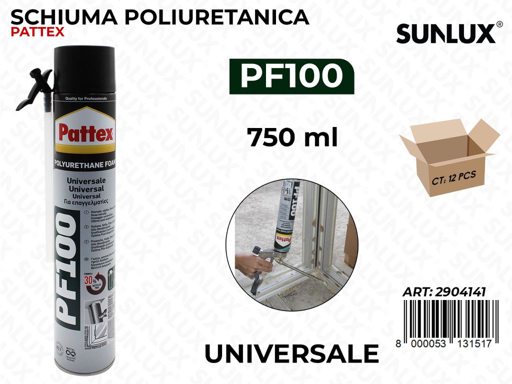 Pattex Schiuma Poliuretanica PF100 750ML
