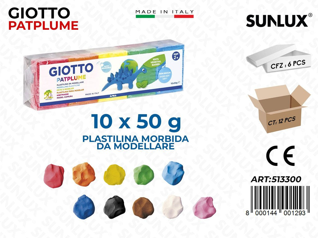 Giotto Patplume Col. Ass. 10PCS *50G