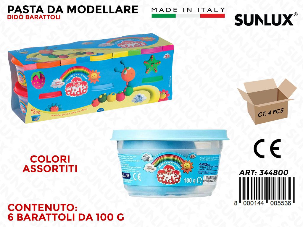 Dido Pasta da Modellare 6BAR. X 100GR