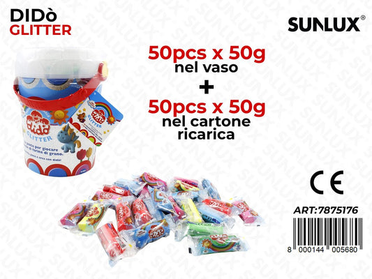 Vaso Dido 100 X 50 Gr Salcicciotti Glitter