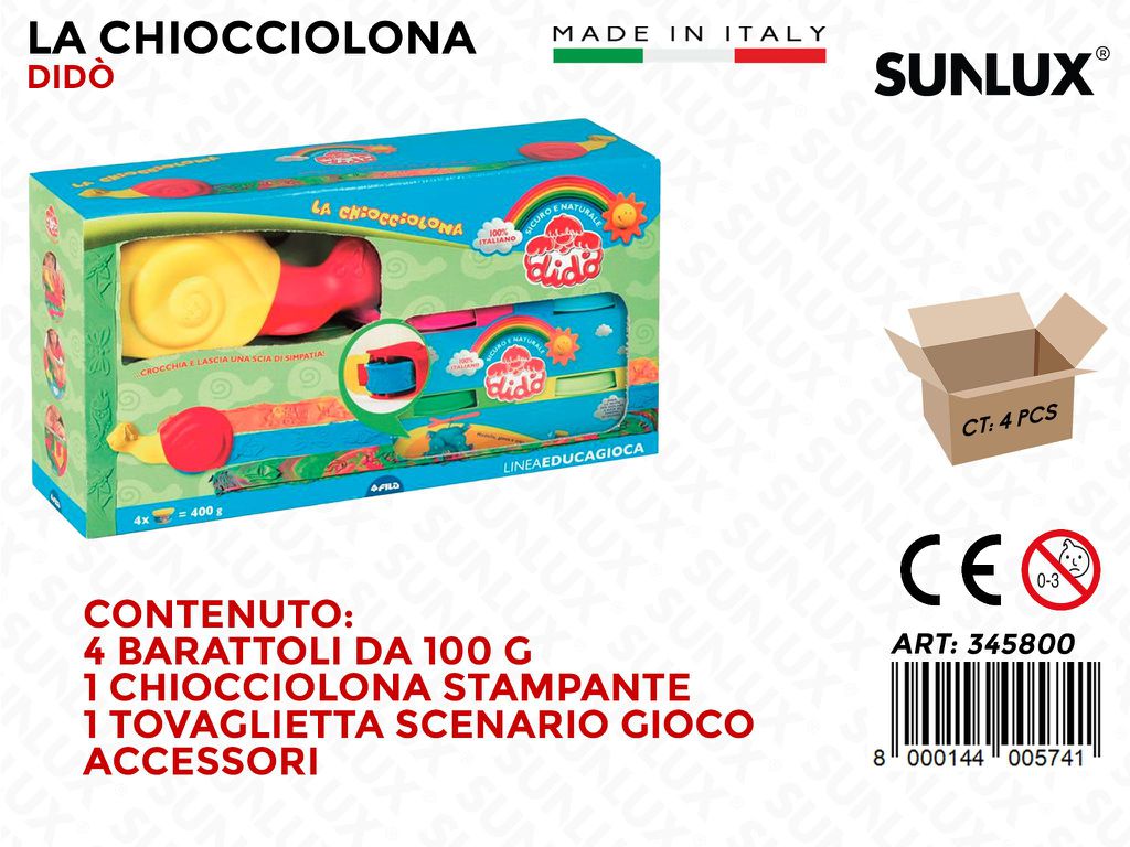 Dido la Chiocciolona 4BAR. X 100GR c/ Acc.