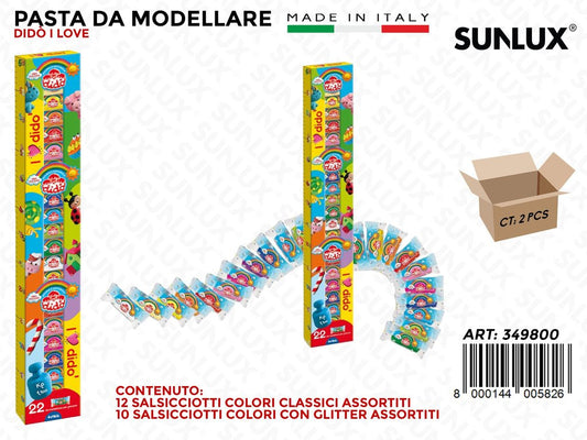 Dido i Love Pasta Modellabile 22PCS Ass.
