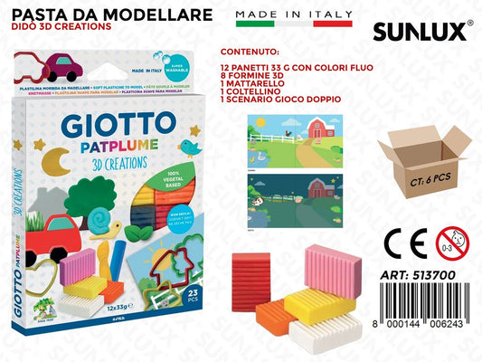 Giotto Patplume 3D Creations 23PCS